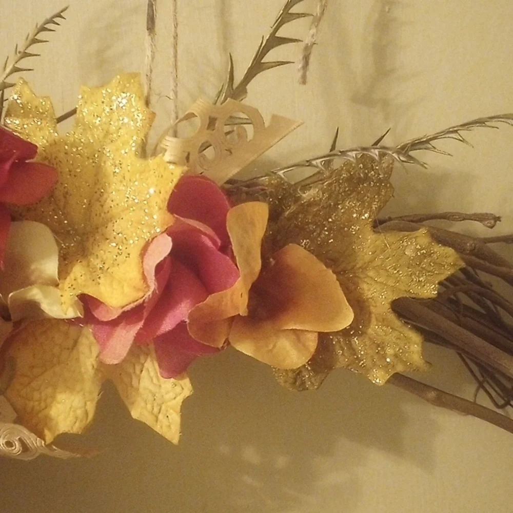 Fall artificial wreath